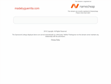 Tablet Screenshot of madebyguerrilla.com